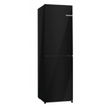 Bosch KGN27NBEAG 276L 2 Series Lower Frost Free Double Door Refrigerator (Black)